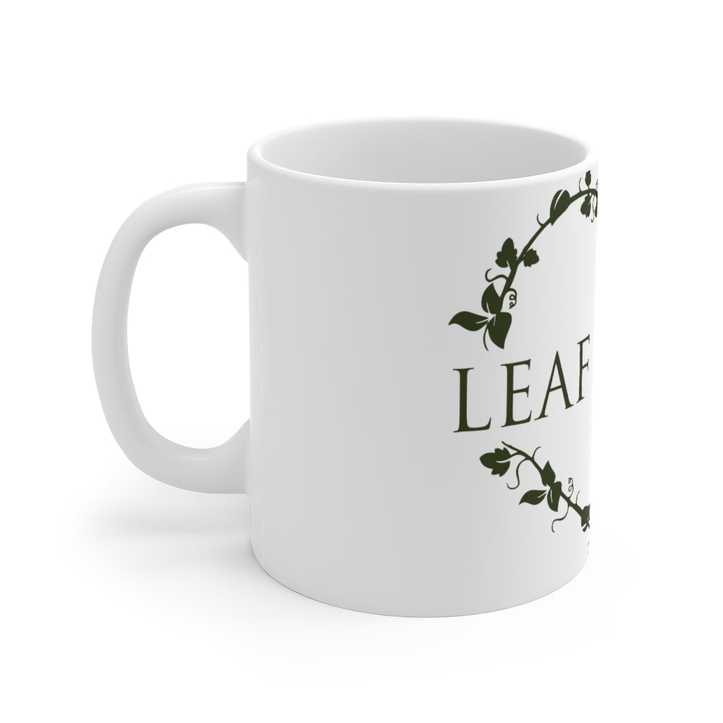 Leaf and Vine Ceramic Mug - 11oz or 15oz