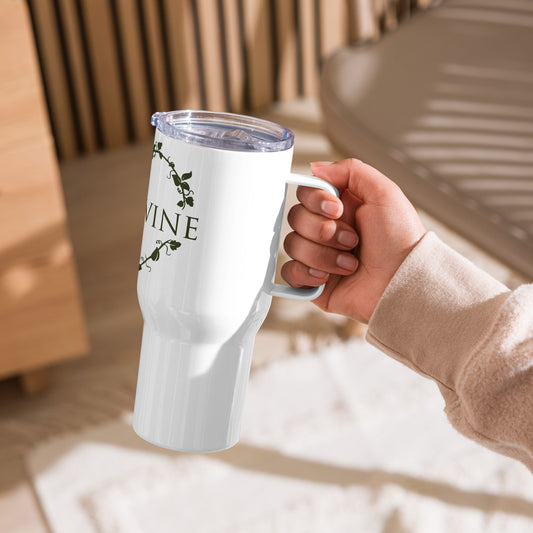 Leaf and Vine EcoElegant Travel Mug – Sustainable, Ergonomic & Exclusive