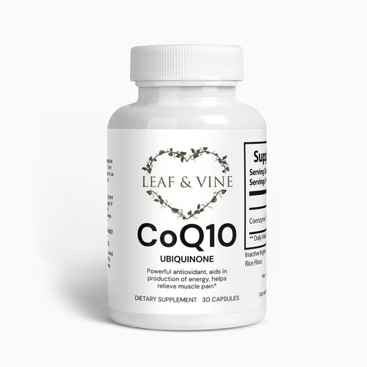 Leaf and Vine 200mg CoQ10 Ubiquinone Supplement
