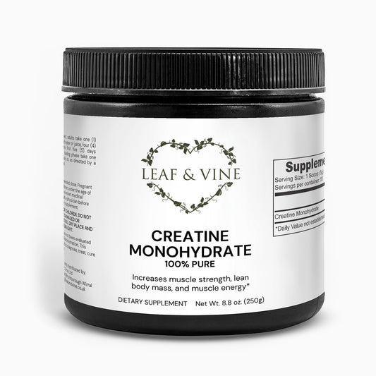 Leaf and Vine - Premium Creatine Monohydrate Supplement