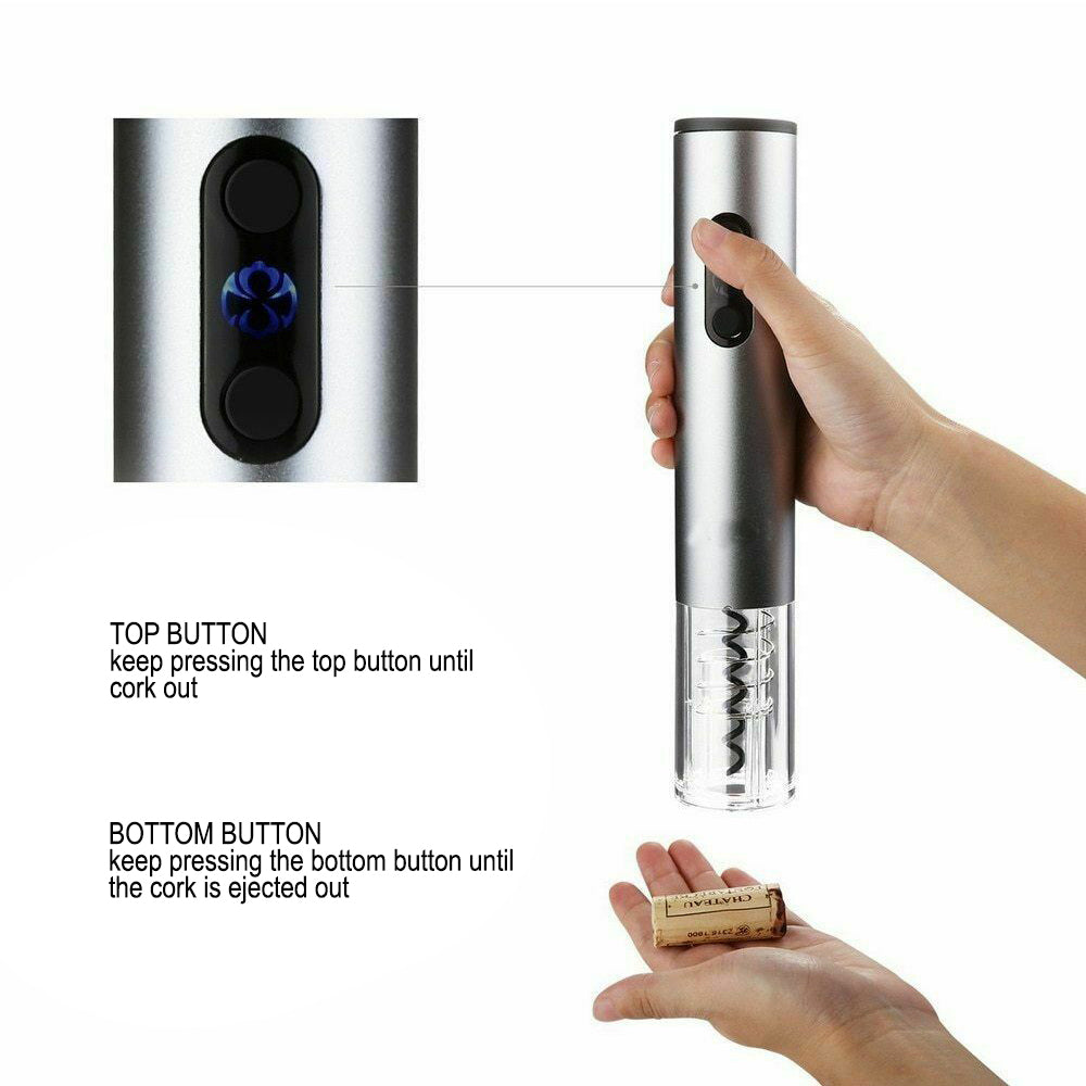 4-in-1 USB Rechargeable Cordless Wine Bottle Opener_10