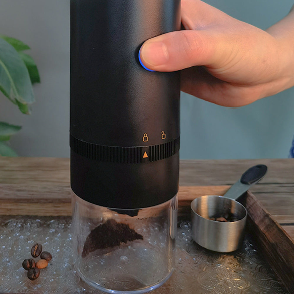 USB Type C Rechargeable Portable Electric Coffee Bean Grinder_7