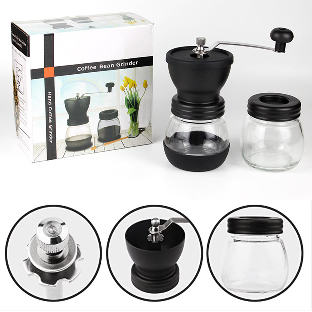 Portable Manual Coffee Grinder with Ceramic Burrs Hand Coffee Grinder_9
