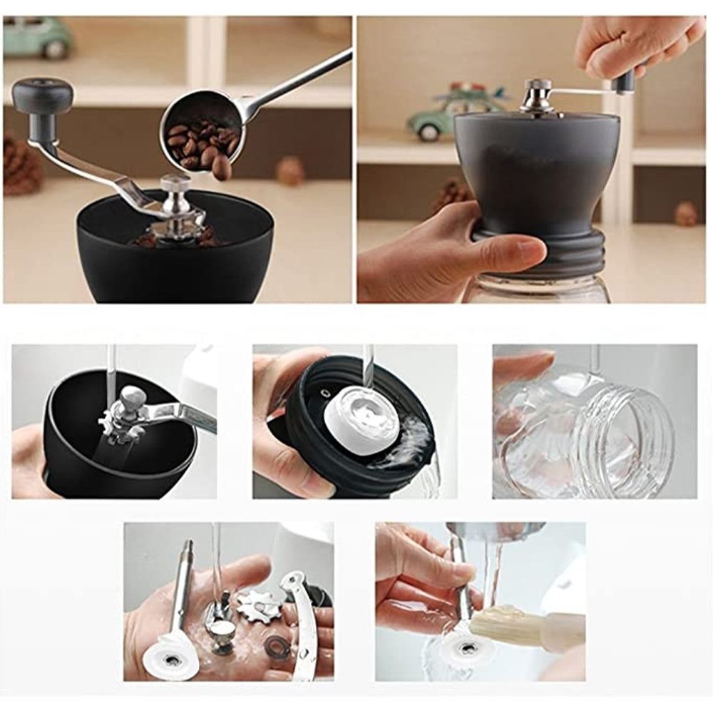 Portable Manual Coffee Grinder with Ceramic Burrs Hand Coffee Grinder_12