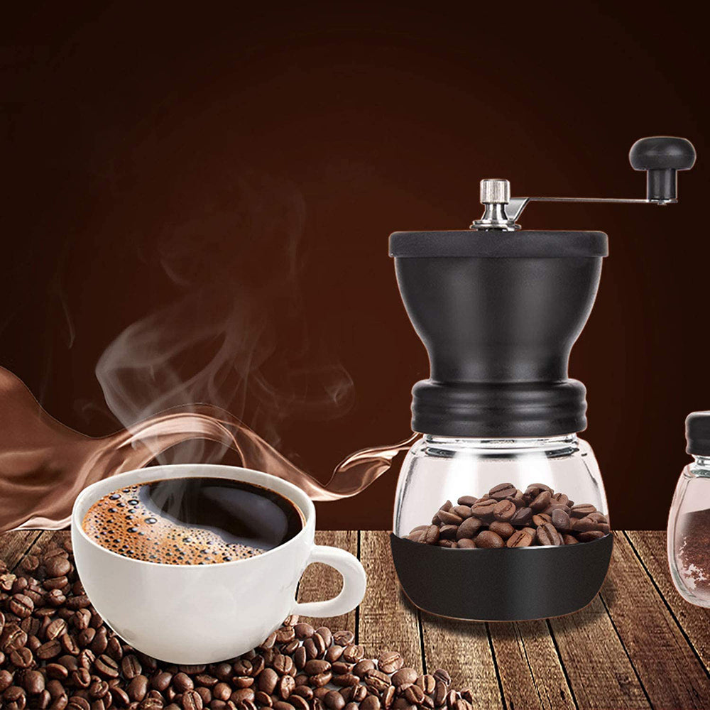 Portable Manual Coffee Grinder with Ceramic Burrs Hand Coffee Grinder_14